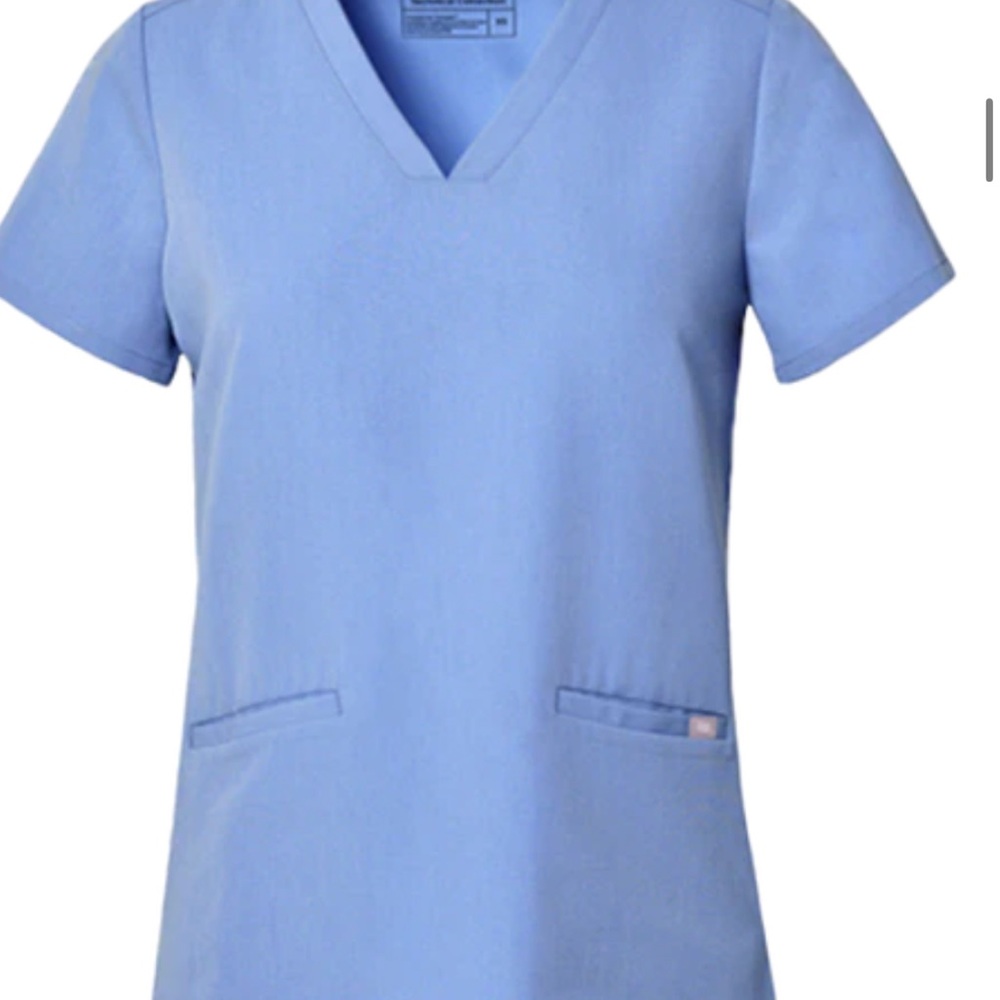 Figs Ceil Blue Scrub Set
